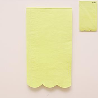15PK 40X33CM LUXE MINT YAY NAPKIN