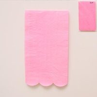 15PK 40X33CM NEON ROSE NAPKIN