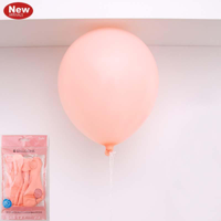 6 NEON CORAL BALLOONS 30CM.