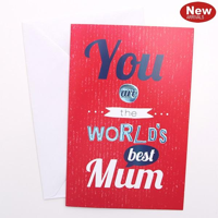 SWY NUMBER ONE MUM CARD
