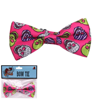 SKU012 SKULL BOW TIE