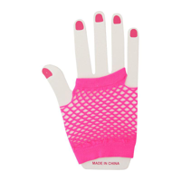 FISHNET GLOVES-PINK