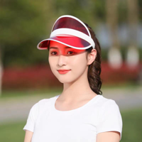 SUN VISOR PARTY HAT-RED