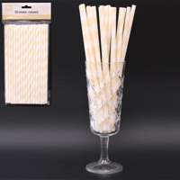 50PK PORCELAIN PAPER STRAWS
