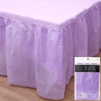 73*426CM TABLE SKIRT-LAVENDER