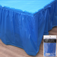 73*426CM TABLE SKIRT-AZURE