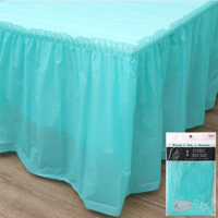 73*426CM TABLE SKIRT-TEAL