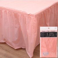 73*426CM TABLE SKIRT-BLUSH