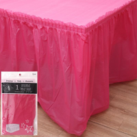 73*426CM TABLE SKIRT-MAGENTA