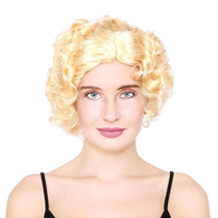BLONDE CURLY WIG