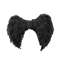 BLACK ANGEL WING 60 X 40CM