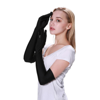 LONG GLOVES-BLACK