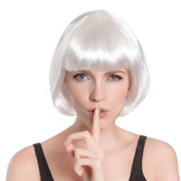BOB WIG-WHITE
