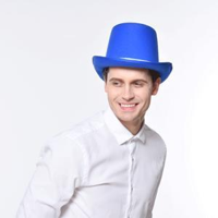 TOP HAT-BLUE