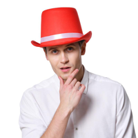 TOP HAT-RED