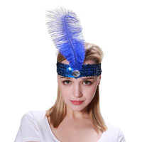 FLAPPER HEADBAND-BLUE