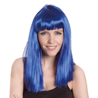 LONG WIG-BLUE