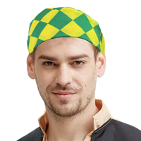 50CM GREEN & GOLD BANDANA