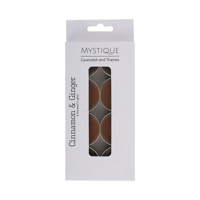8PK SCENTED TEALIGHTS-CINNAMON & GINGER