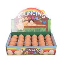 BOUNCING 54MM RUBBER EGG