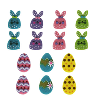2A 8PK EASTER FELT STICKER