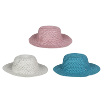 3A 30CM EASTER HAT BLUE, PINK, WHITE