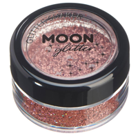 HOLOGRAPHIC GLITTER SHAKER-ROSE GOLD