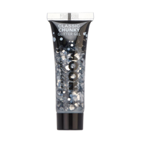12ML CLASSIC CHUNKY GLITTER GEL - SILVER