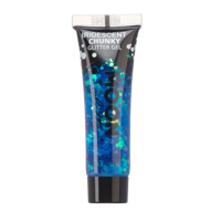 IRIDESCENT CHUNKY GLITTER GEL-BLUE