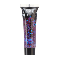 IRIDESCENT CHUNKY GLITTER GEL-PURPLE