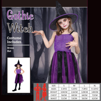 GIRL WITCH 2A SIZES (LRG & XLRG)