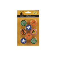 8PK PRE INKED HALLOWEEN STAMPERS