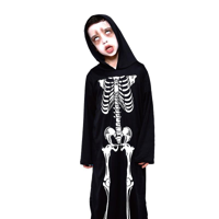 SKELETON REAPER COSTUME-2A SIZES LRG & XLG