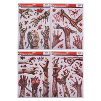 4A 42X29CM BLOODY ZOMBIE CLINGS