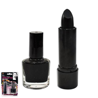 LIPSTICK AND NAIL POLISH