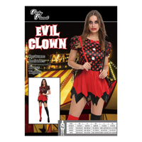 WOMEN EVIL CLOWN DRESS