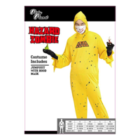MAN HAZARD ZOMBIE COSTUME-2A SIZES LRG & XLG