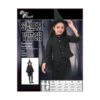GIRL SALEM WITCH-2A SIZES LRG & XLG