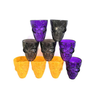 3A 4PK SKULL SHOT GLASS