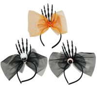 3A SKULL & BOW HEADBAND