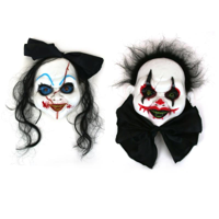 2A BRIDE & GROOM EVIL CLOWN MASK