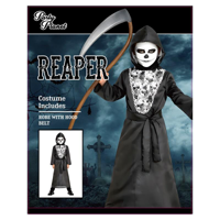 BOY REAPER COSTUME-INCLUDING ROBE, BELT & HOOD