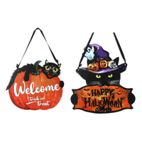 2A 18.5X20CM HANGING HALLOWEEN SIGNS