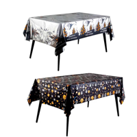 2A 137X274CM HALLOWEEN PLASTIC TABLECOVER