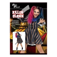 SCARY CLOWN COSTUME-INCLUDING DRESS