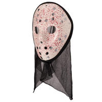 EVIL HOCKEY MASK W/HOOD