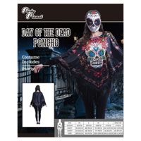 DAY OF THE DEAD PONCHO