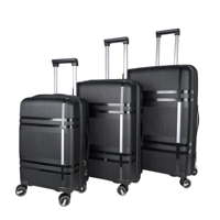 3/SET MIDNIGHT SUITCASE-28"/24"/20"
