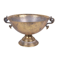 ANTIQUE GOLD METAL POT