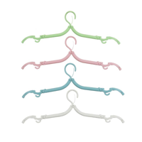 4PK FOLDABLE TRAVEL CLOTHES HANGER